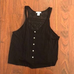 Bozzolio Black Tank Top